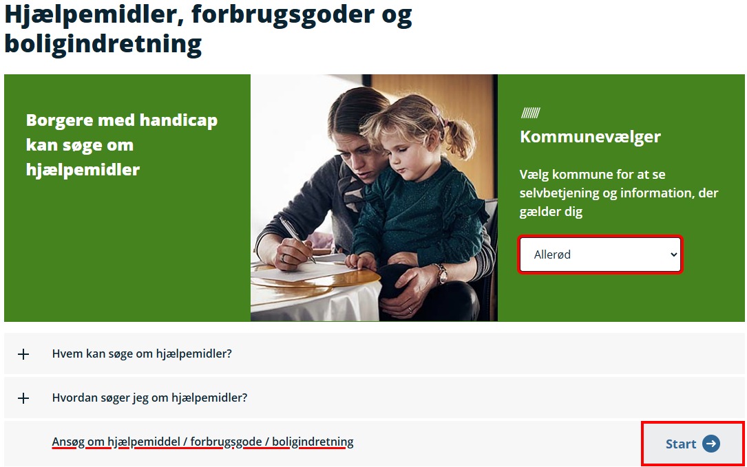 Borgere med handicap kan søge om hjælpemidler